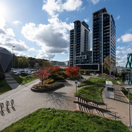 Apartment River Tower 14th Floor Luxury, Kler Design, And Nature View Bydgoszcz