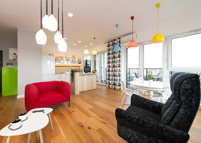 公寓 River Tower 14th Floor Luxury, Kler Design, And Nature View *