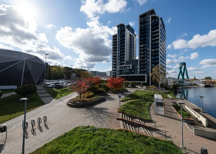 公寓 River Tower 14th Floor Luxury, Kler Design, And Nature View 比得哥什